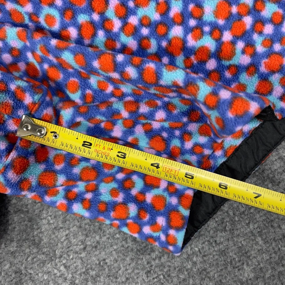 Nike Fleece Shorts Mens XL Blue Orange Polka Dot Sportswear Drawstring